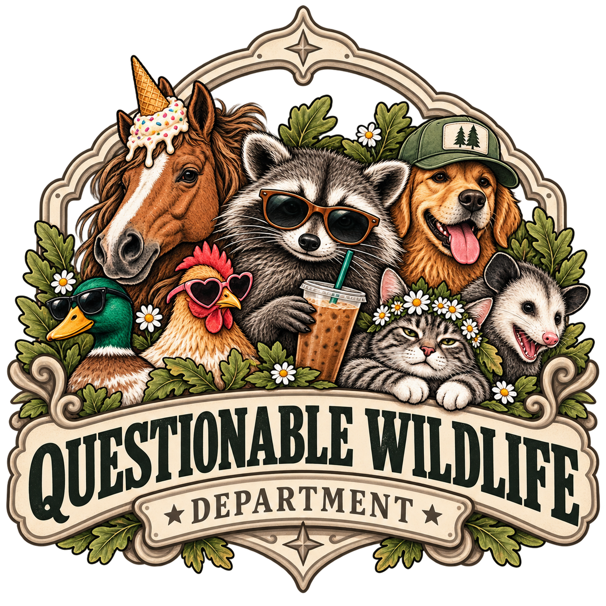 QUESTIONABLE WILDLIFE DEPARTMENT
