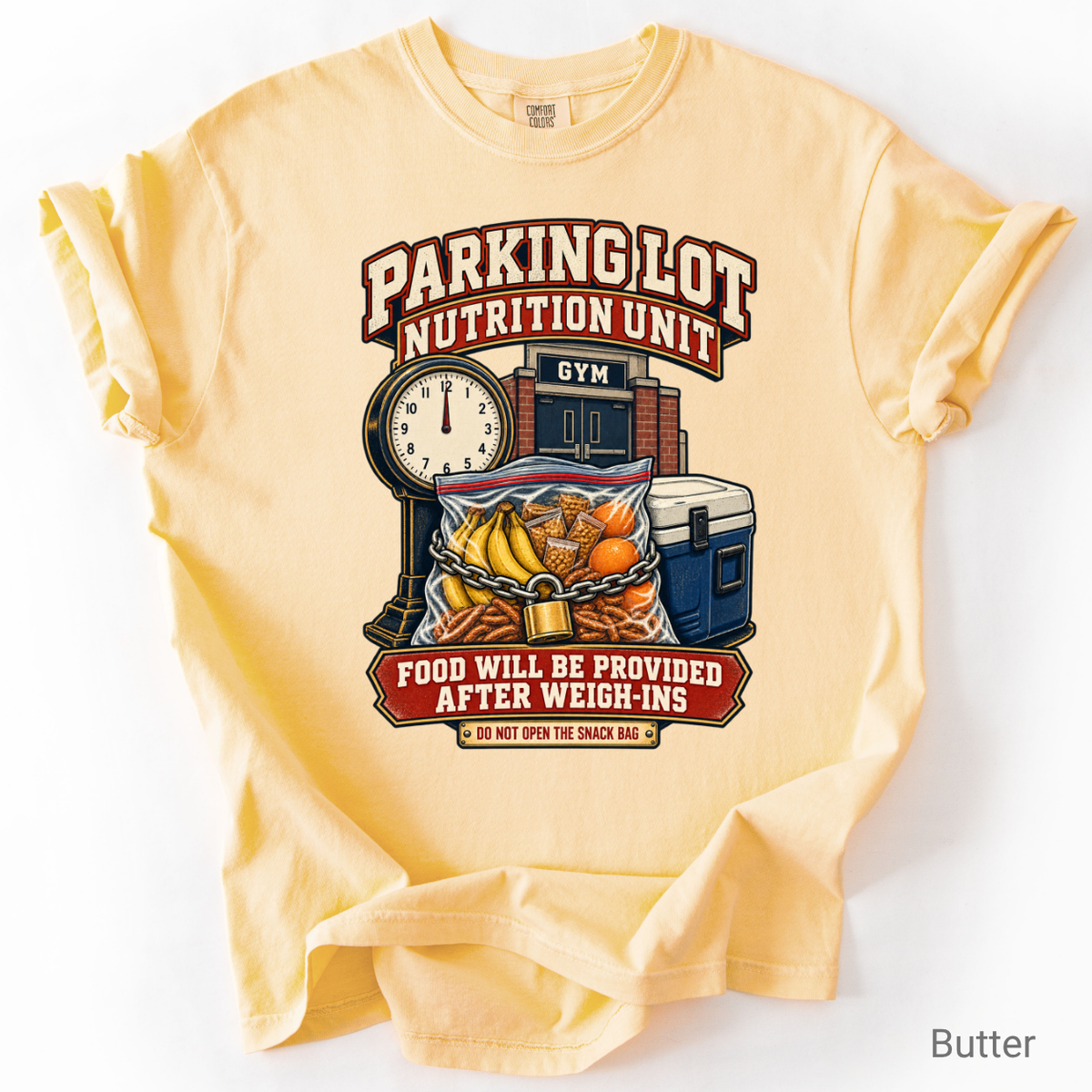 Parking Lot Nutrition Unit Wrestling Parent Shirt
