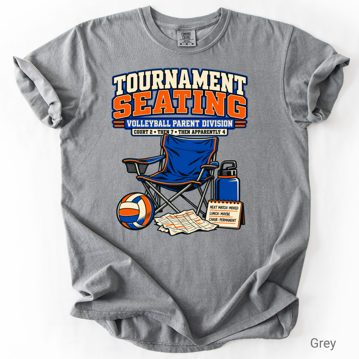 Tournament Seating Volleyball Parent T-Shirt