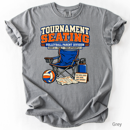 Tournament Seating Volleyball Parent T-Shirt