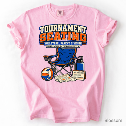 Tournament Seating Volleyball Parent T-Shirt