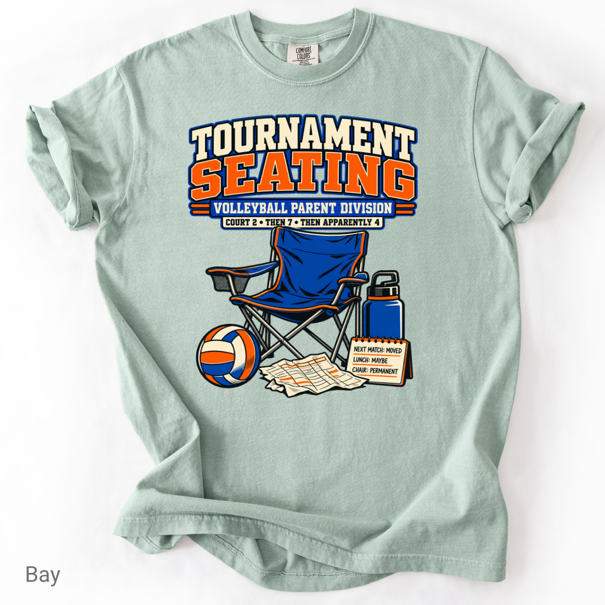 Tournament Seating Volleyball Parent T-Shirt