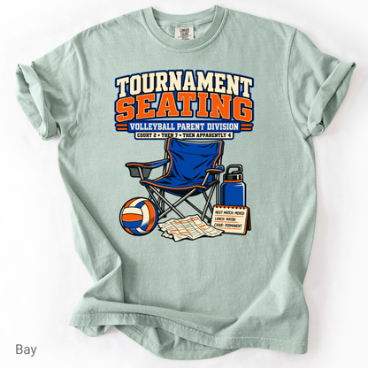 Tournament Seating Volleyball Parent T-Shirt