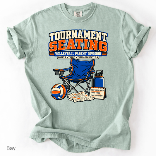 Tournament Seating Volleyball Parent T-Shirt