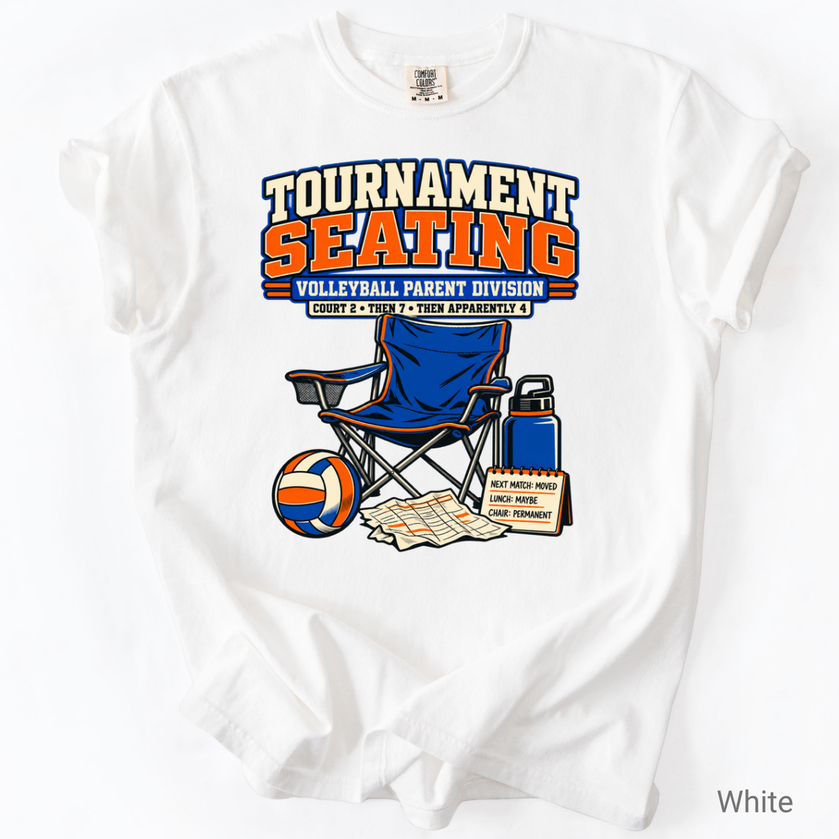 Tournament Seating Volleyball Parent T-Shirt