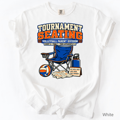 Tournament Seating Volleyball Parent T-Shirt