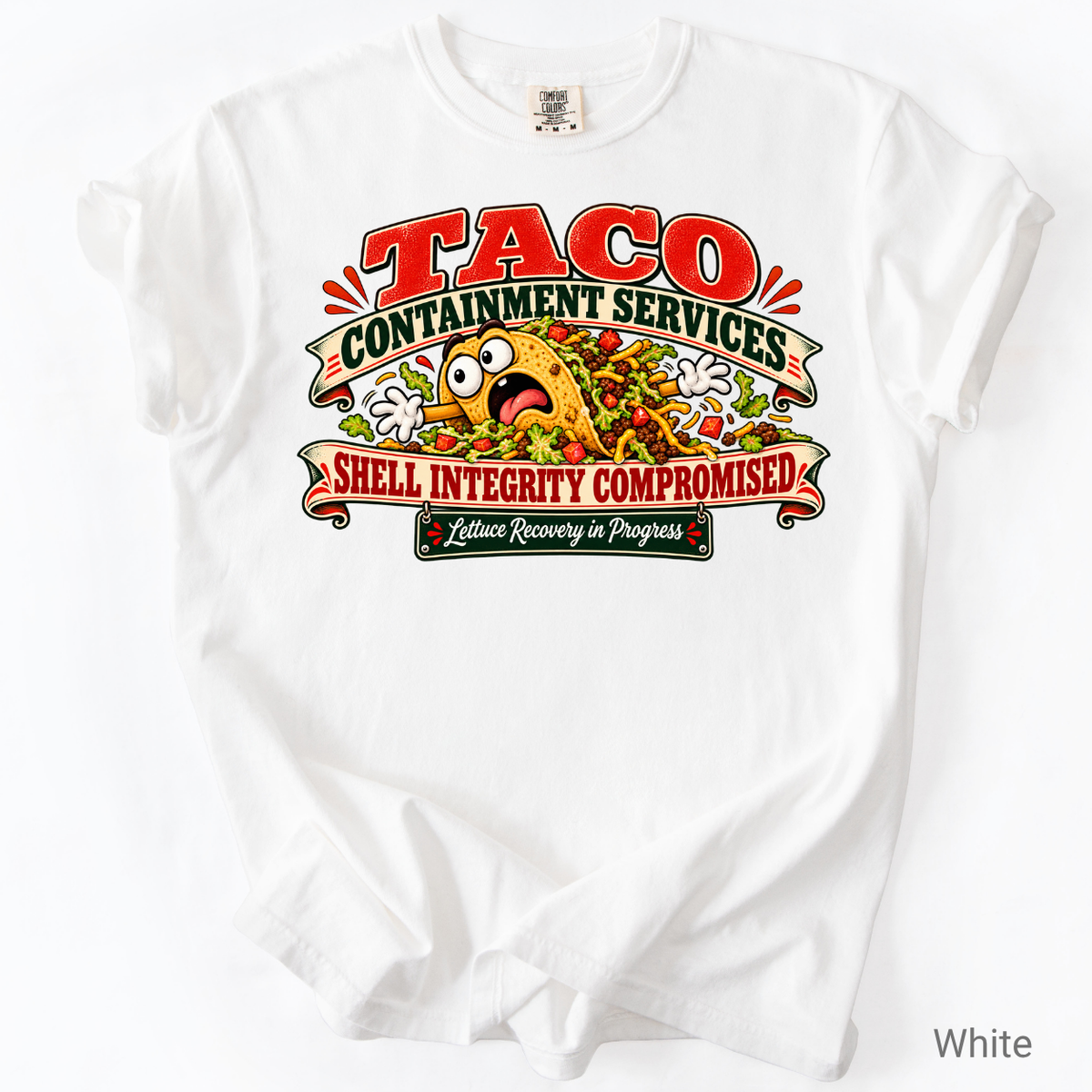 Funny Taco Shirt | Taco Containment Services Graphic Tee
