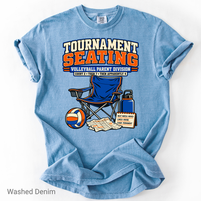 Tournament Seating Volleyball Parent T-Shirt